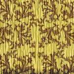 Chocolate & Sage Damask Paper Ribbon