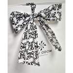 Black & White Damask Paper Ribbon