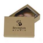 2.5 x 3.5 x 1" Kraft Box case of 100