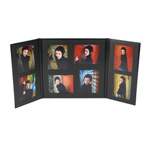 8 - 4x5 Portrait Gallery Folio Black/Black 6V/2H