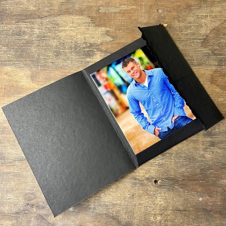 8x10 Handmade Case with Torn Edge