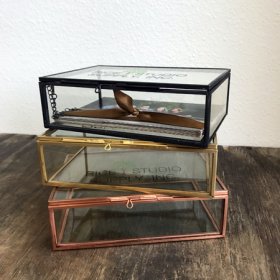 Glass Photo Box ( 4x6 and 5x7 prints)