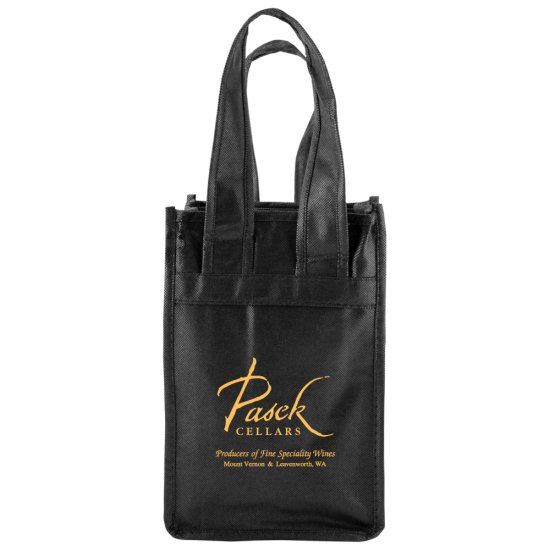 2 Bottle Reusable Wine Tote Bag ( 100 Bags ) - Click Image to Close