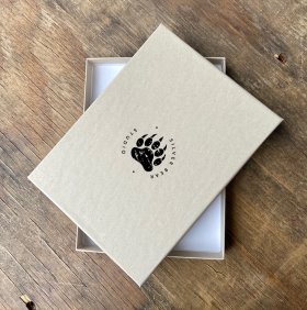 IMPRINTED Natural Kraft Boxes (Single Sizes )