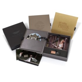 LUXE FABRIC COMBO ( USB + 4X6 PRINTS) BOX