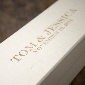 WINE HANDMADE BOX - ENGRAVED