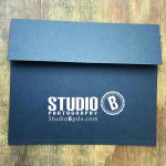 8.5 x 12 Photo Case with Straigh Edge (Imprint included in Price)