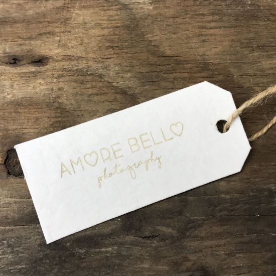 Artisan White Tags ENGRAVED - Click Image to Close