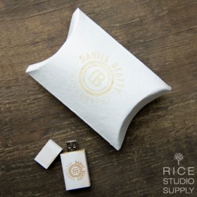 Flash Drive Pillow + Vintage Square Flash Drive Bundle