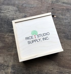 Rustic Wood Slide Print Box 5 x 5 Prints