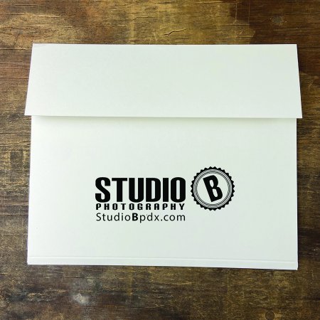 8.5 x 12 Photo Case with Straigh Edge (Imprint included in Price)