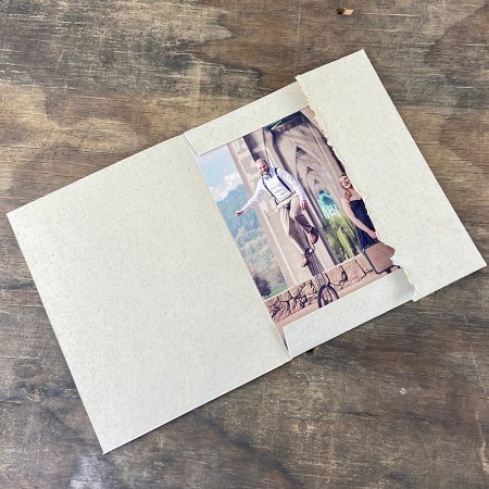 8x10 Handmade Case with Torn Edge