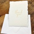 (image for) "Thank You" Style Cotton Cards and Envelopes