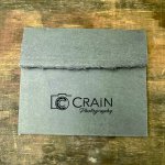 8 x 12" Handmade Case with Torn Edge (Imprint Included in Price)