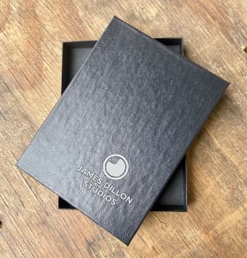 IMPRINTED Black Glossy Boxes (Single Sizes )