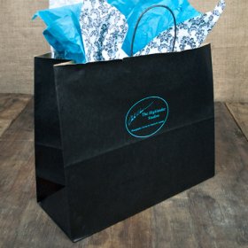 16x6x13" Black Shopper Bag