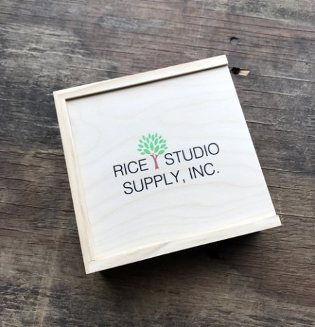 (image for) Rustic Wood Slide Print Box 5 x 5 Prints