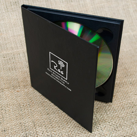 Plain Front TF CD Folio Black - Click Image to Close