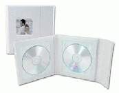 White Supreme Double CD Folio Case of 12