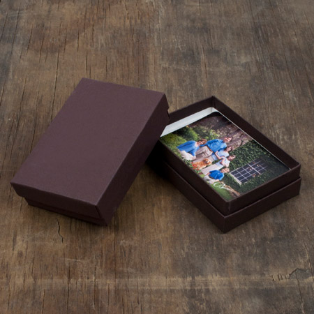 2.5 x 3.75 x 1" Chocolate Box mini case of 25 - Click Image to Close