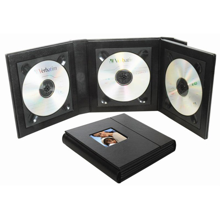 Black Supreme Quad CD Folio - case of 6 - Click Image to Close