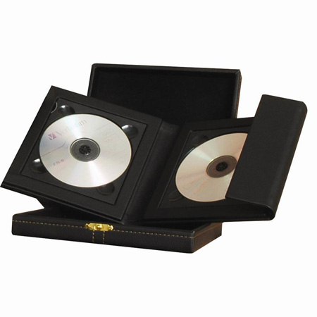 Supreme Dbl CD folio w Upholstered Box - case of 6 - Click Image to Close