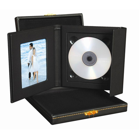 Supreme Single CD folio w Upholstered Box - case of 6 - Click Image to Close
